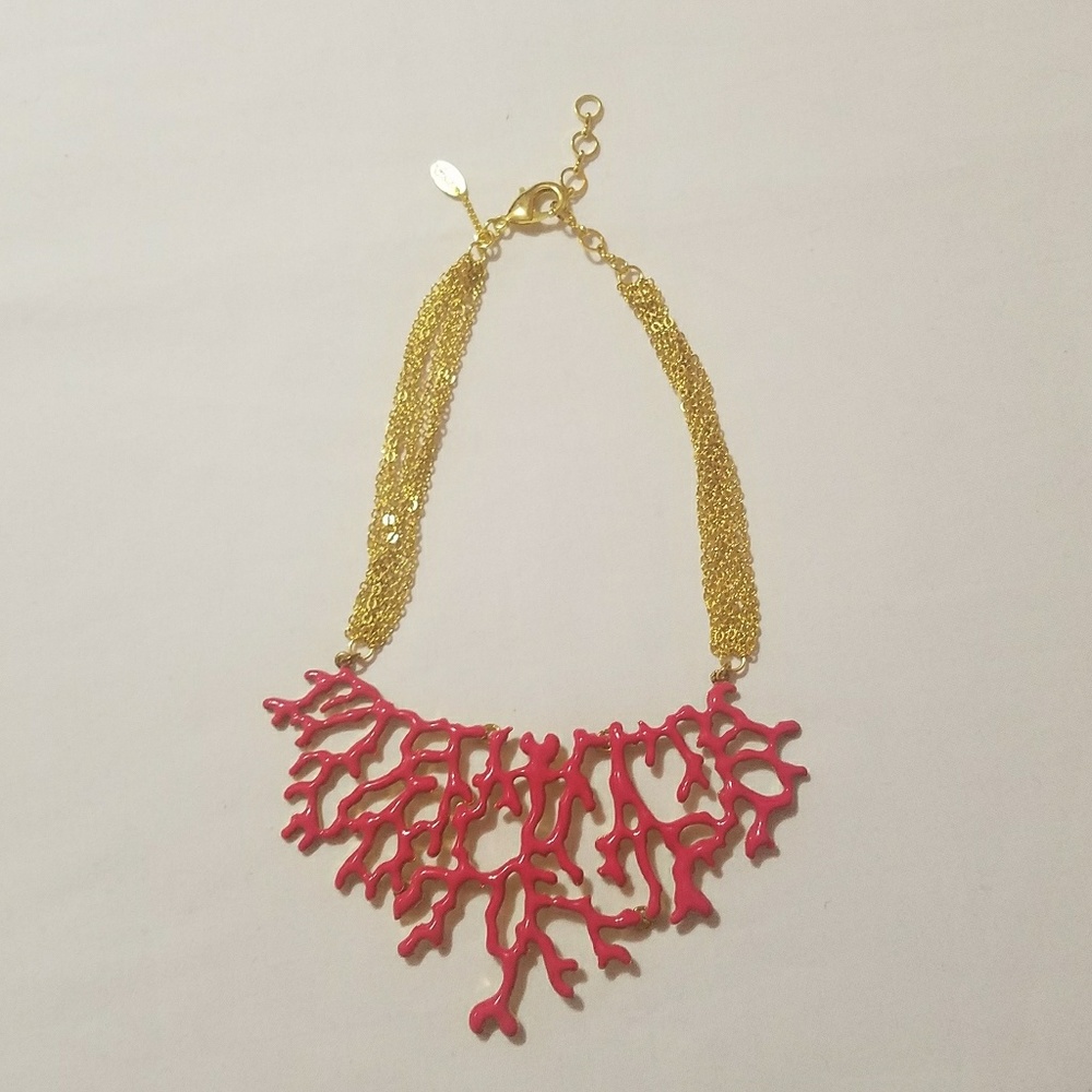 Amerita Singh coral branch necklace